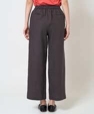 NGLGE43250 GIANNI LO GIUDICE(ジャンニ ロ ジュディチェ) [洗える]カラーリネン製品洗いパンツ ダークグレー