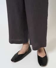 NGLGE43250 GIANNI LO GIUDICE(ジャンニ ロ ジュディチェ) [洗える]カラーリネン製品洗いパンツ ダークグレー