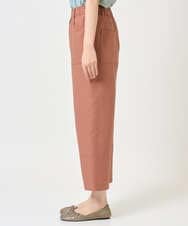 NGLGE44270 GIANNI LO GIUDICE(ジャンニ ロ ジュディチェ) [洗える・日本製]リネンミックスシャンブレーストレッチパンツ オレンジ