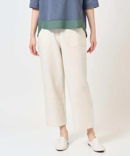 NGLGE44270 GIANNI LO GIUDICE [洗える・日本製]リネンミックスシャンブレーストレッチパンツ