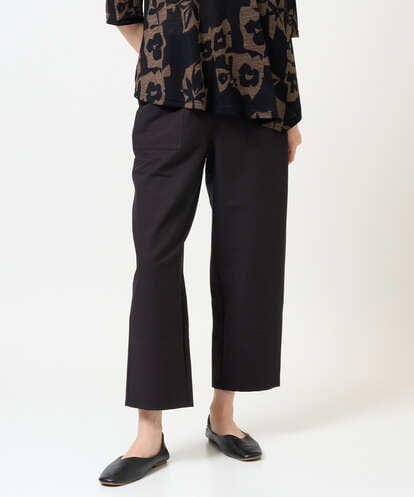 NGLGE44270 GIANNI LO GIUDICE [洗える・日本製]リネンミックスシャンブレーストレッチパンツ