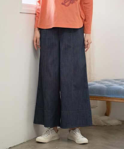 NGLGF20270 GIANNI LO GIUDICE [洗える]スラブシャンブレーデニムパンツ