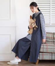 NGLGF20270 GIANNI LO GIUDICE(ジャンニ ロ ジュディチェ) [洗える]スラブシャンブレーデニムパンツ ネイビー