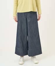 NGLGF20270 GIANNI LO GIUDICE(ジャンニ ロ ジュディチェ) [洗える]スラブシャンブレーデニムパンツ ネイビー