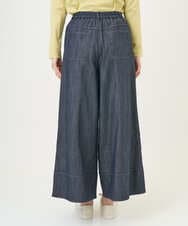 NGLGF20270 GIANNI LO GIUDICE(ジャンニ ロ ジュディチェ) [洗える]スラブシャンブレーデニムパンツ ネイビー