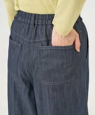 NGLGF20270 GIANNI LO GIUDICE(ジャンニ ロ ジュディチェ) [洗える]スラブシャンブレーデニムパンツ ネイビー