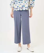 NGLGF28250 GIANNI LO GIUDICE(ジャンニ ロ ジュディチェ) [洗える・リバーシブル]裏コットン幾何プリントパンツ ブルー