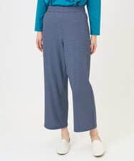 NGLGF28250 GIANNI LO GIUDICE(ジャンニ ロ ジュディチェ) [洗える・リバーシブル]裏コットン幾何プリントパンツ ブルー