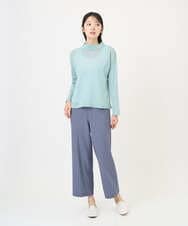 NGLGF28250 GIANNI LO GIUDICE(ジャンニ ロ ジュディチェ) [洗える・リバーシブル]裏コットン幾何プリントパンツ ブルー