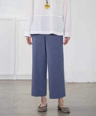 NGLGF28250 GIANNI LO GIUDICE(ジャンニ ロ ジュディチェ) [洗える・リバーシブル]裏コットン幾何プリントパンツ ブルー