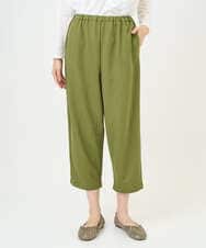 NGLGF39180 GIANNI LO GIUDICE(ジャンニ ロ ジュディチェ) [洗える・日本製]ナチュラルスムースパンツ グリーン