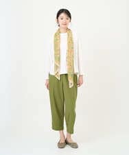 NGLGF39180 GIANNI LO GIUDICE(ジャンニ ロ ジュディチェ) [洗える・日本製]ナチュラルスムースパンツ グリーン