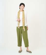 NGLGF39180 GIANNI LO GIUDICE(ジャンニ ロ ジュディチェ) [洗える・日本製]ナチュラルスムースパンツ グリーン