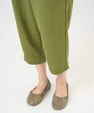 NGLGF39180 GIANNI LO GIUDICE(ジャンニ ロ ジュディチェ) [洗える・日本製]ナチュラルスムースパンツ グリーン