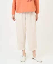 NGLGF39180 GIANNI LO GIUDICE(ジャンニ ロ ジュディチェ) [洗える・日本製]ナチュラルスムースパンツ アイボリー