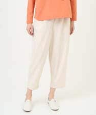 NGLGF39180 GIANNI LO GIUDICE(ジャンニ ロ ジュディチェ) [洗える・日本製]ナチュラルスムースパンツ アイボリー