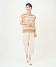 NGLGF39180 GIANNI LO GIUDICE(ジャンニ ロ ジュディチェ) [洗える・日本製]ナチュラルスムースパンツ アイボリー