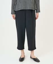 NGLGF39180 GIANNI LO GIUDICE(ジャンニ ロ ジュディチェ) [洗える・日本製]ナチュラルスムースパンツ ブラック