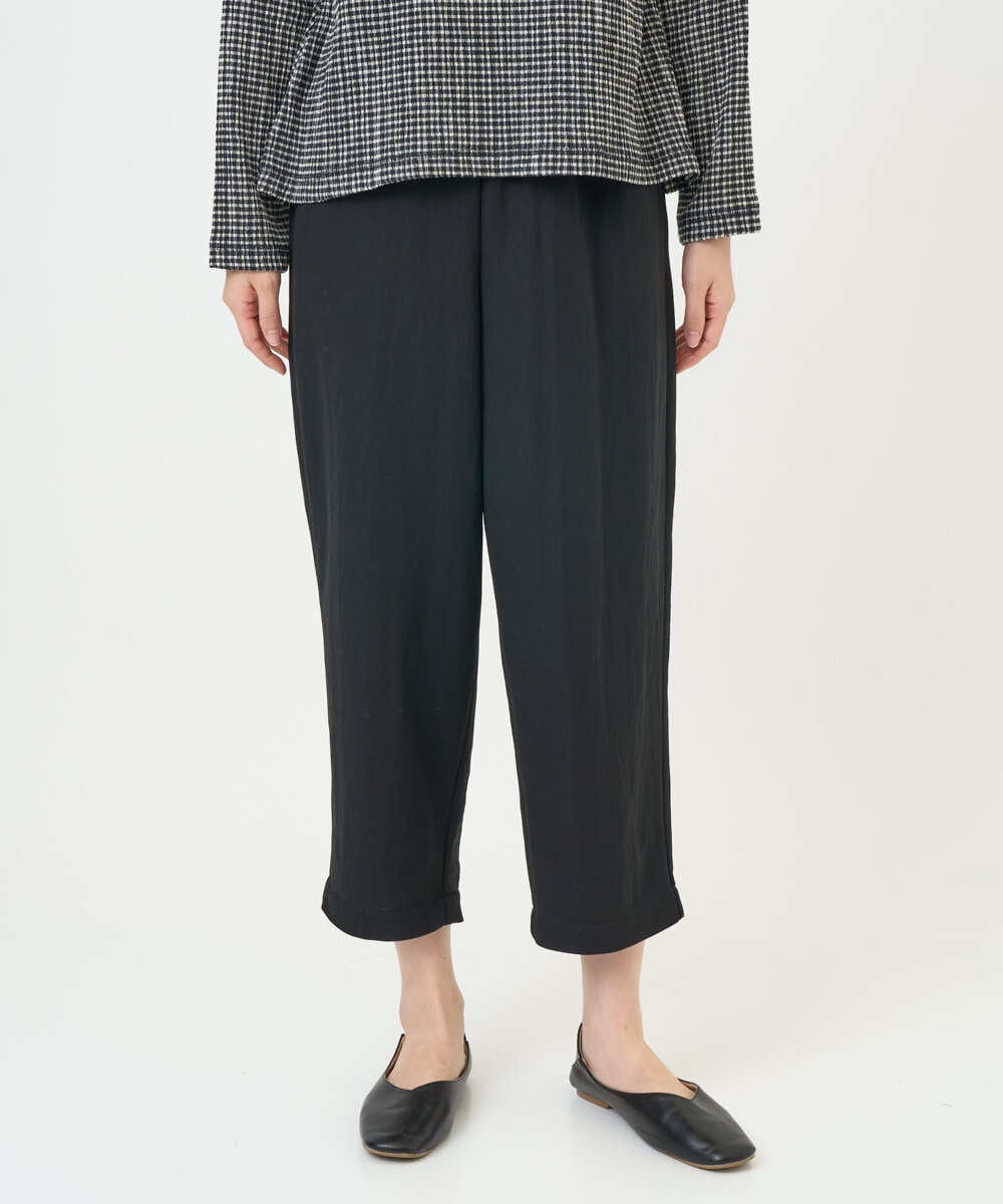 NGLGF39180 GIANNI LO GIUDICE(ジャンニ ロ ジュディチェ) [洗える・日本製]ナチュラルスムースパンツ ブラック