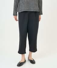 NGLGF39180 GIANNI LO GIUDICE(ジャンニ ロ ジュディチェ) [洗える・日本製]ナチュラルスムースパンツ ブラック