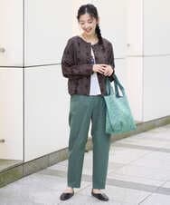 NGLGF58250 GIANNI LO GIUDICE(ジャンニ ロ ジュディチェ) [洗える]コットンエステルクールマックスパンツ カーキ