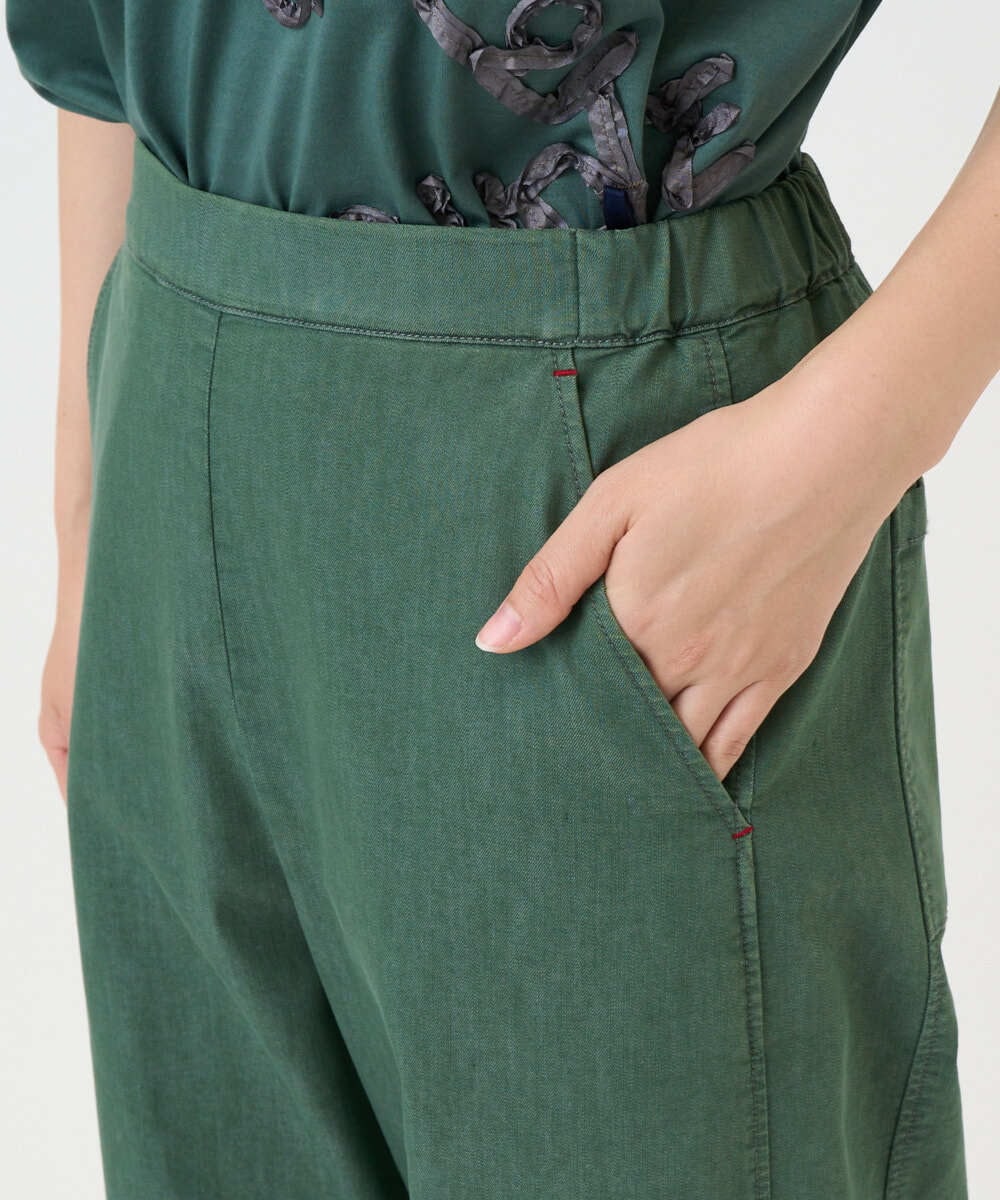 NGLGF58250 GIANNI LO GIUDICE(ジャンニ ロ ジュディチェ) [洗える]コットンエステルクールマックスパンツ カーキ