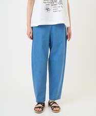 NGLGF58250 GIANNI LO GIUDICE(ジャンニ ロ ジュディチェ) [洗える]コットンエステルクールマックスパンツ ライトブルー