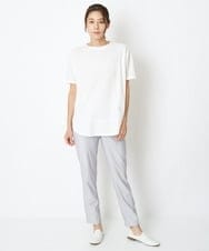 NGLGS02230 GIANNI LO GIUDICE(ジャンニ ロ ジュディチェ) [洗える]クールドットパンツ ライトグレー
