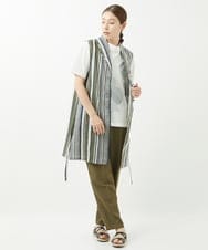 NGLGV52230 GIANNI LO GIUDICE(ジャンニ ロ ジュディチェ) [洗える・日本製]ソアトリュフヴィンテージ加工パンツ カーキ