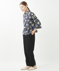 NGLGV52230 GIANNI LO GIUDICE(ジャンニ ロ ジュディチェ) [洗える・日本製]ソアトリュフヴィンテージ加工パンツ ブラック