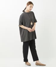 NGLGV52230 GIANNI LO GIUDICE(ジャンニ ロ ジュディチェ) [洗える・日本製]ソアトリュフヴィンテージ加工パンツ ブラック