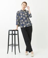 NGLGV52230 GIANNI LO GIUDICE(ジャンニ ロ ジュディチェ) [洗える・日本製]ソアトリュフヴィンテージ加工パンツ ブラック