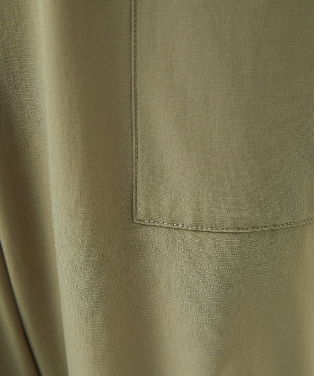 NGLHA01230 GIANNI LO GIUDICE(ジャンニ ロ ジュディチェ) [洗える・撥水加工]ナイロンリぺレントパンツ カーキ