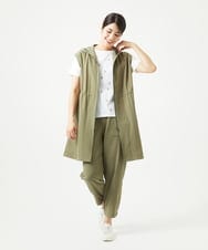 NGLHA01230 GIANNI LO GIUDICE(ジャンニ ロ ジュディチェ) [洗える・撥水加工]ナイロンリぺレントパンツ カーキ