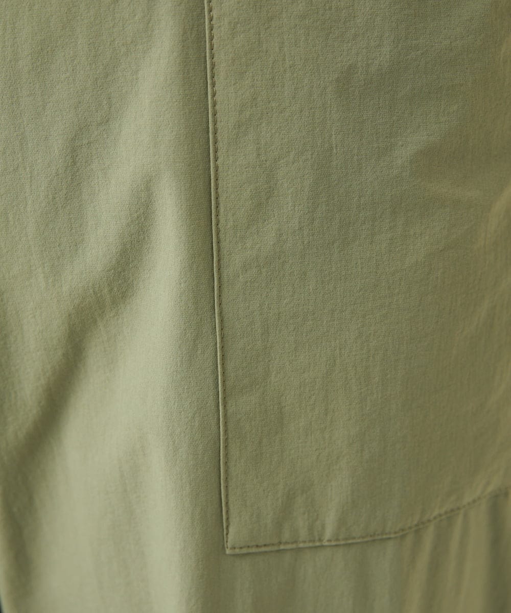NGLHA01230 GIANNI LO GIUDICE(ジャンニ ロ ジュディチェ) [撥水加工・洗える]ナイロンリぺレントパンツ カーキ