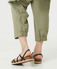 NGLHA01230 GIANNI LO GIUDICE(ジャンニ ロ ジュディチェ) [撥水加工・洗える]ナイロンリぺレントパンツ カーキ
