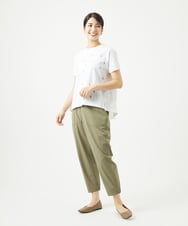 NGLHA01230 GIANNI LO GIUDICE(ジャンニ ロ ジュディチェ) [洗える・撥水加工]ナイロンリぺレントパンツ カーキ