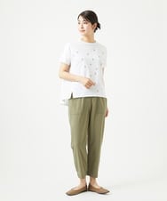 NGLHA01230 GIANNI LO GIUDICE(ジャンニ ロ ジュディチェ) [洗える・撥水加工]ナイロンリぺレントパンツ カーキ