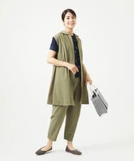 NGLHA01230 GIANNI LO GIUDICE(ジャンニ ロ ジュディチェ) [洗える・撥水加工]ナイロンリぺレントパンツ カーキ