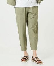 NGLHA01230 GIANNI LO GIUDICE(ジャンニ ロ ジュディチェ) [撥水加工・洗える]ナイロンリぺレントパンツ カーキ