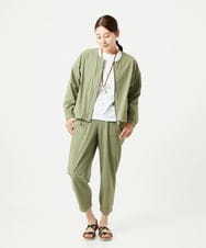 NGLHA01230 GIANNI LO GIUDICE(ジャンニ ロ ジュディチェ) [撥水加工・洗える]ナイロンリぺレントパンツ カーキ