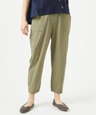 NGLHA01230 GIANNI LO GIUDICE(ジャンニ ロ ジュディチェ) [洗える・撥水加工]ナイロンリぺレントパンツ カーキ