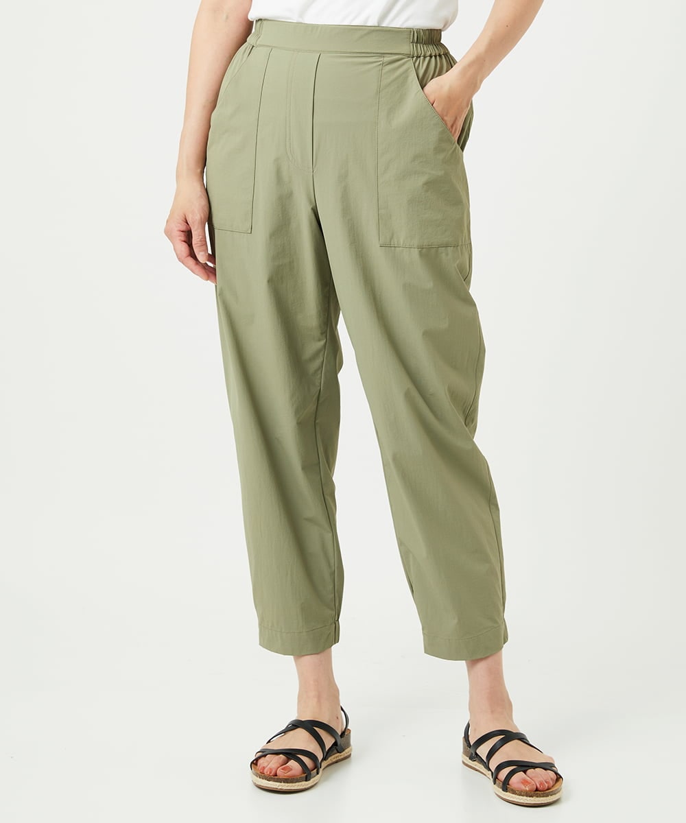 NGLHA01230 GIANNI LO GIUDICE(ジャンニ ロ ジュディチェ) [撥水加工・洗える]ナイロンリぺレントパンツ カーキ
