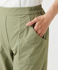 NGLHA01230 GIANNI LO GIUDICE(ジャンニ ロ ジュディチェ) [撥水加工・洗える]ナイロンリぺレントパンツ カーキ