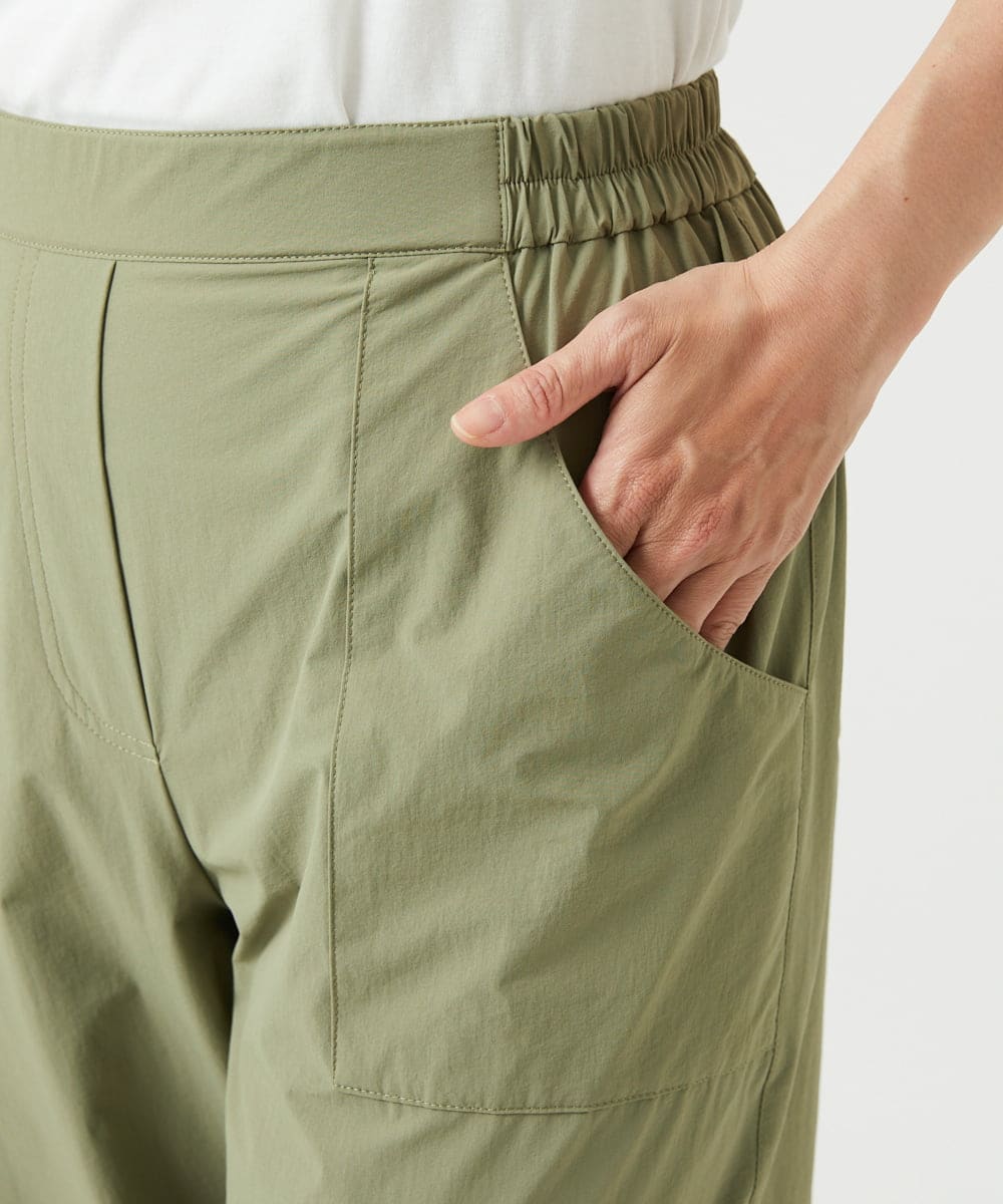 NGLHA01230 GIANNI LO GIUDICE(ジャンニ ロ ジュディチェ) [撥水加工・洗える]ナイロンリぺレントパンツ カーキ