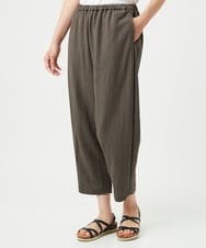 NGLHC12180 GIANNI LO GIUDICE(ジャンニ ロ ジュディチェ) [洗える・日本製]ナチュラルスムースパンツ ブラウン