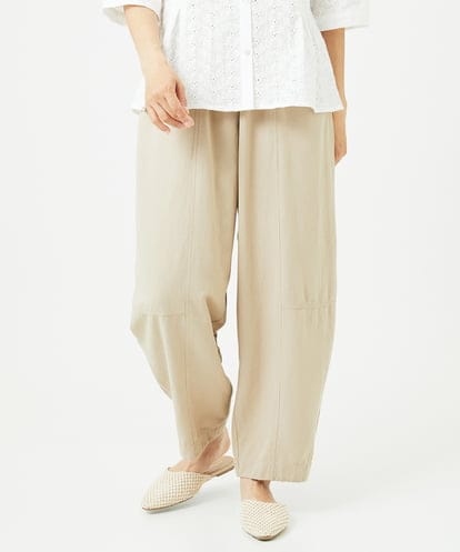 NGLHC13230 GIANNI LO GIUDICE [洗える]レーヨンコットンコクーンシルエットパンツ