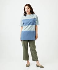NGLHC23250 GIANNI LO GIUDICE(ジャンニ ロ ジュディチェ) [洗える]レーヨンナイロンリネンパンツ カーキ