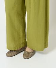 NGLHD05200 GIANNI LO GIUDICE(ジャンニ ロ ジュディチェ) [洗える]コットンシアサッカーパンツ グリーン