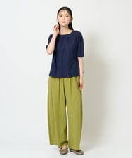 NGLHD05200 GIANNI LO GIUDICE(ジャンニ ロ ジュディチェ) [洗える]コットンシアサッカーパンツ グリーン